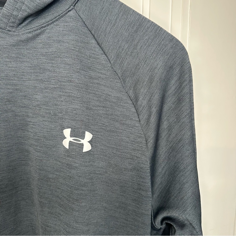 Under Armour Men's Charcoal Hoodie medium loose fit - Picture 2 of 6